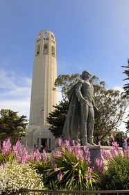 United States, California, San Francisco, the Coit Tower, Art Deco style