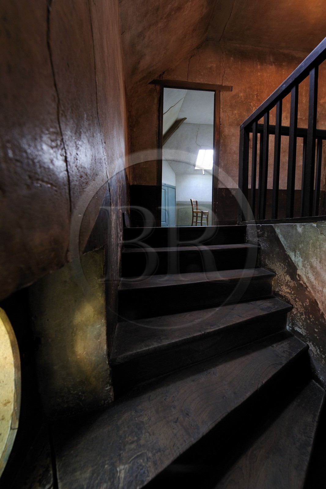 France, Val-d'Oise (95), parc naturel régional du Vexin français, Auvers-sur-Oise, auberge Ravoux, la chambre de Van Gogh sous les toits dans laquelle il est décédé