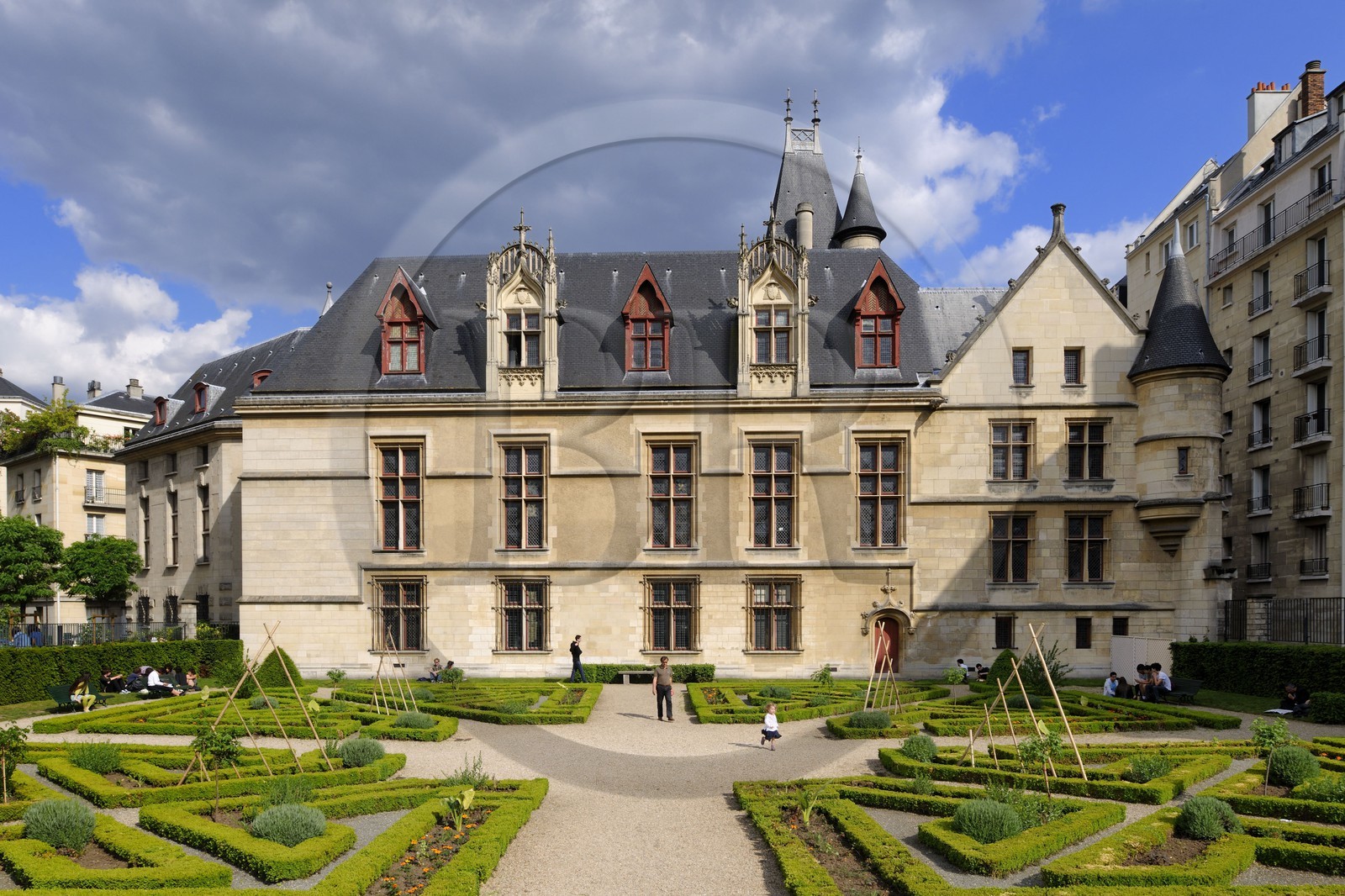 France, Paris, hôtel de Sens, head office .of the Forney Library in the Marais District