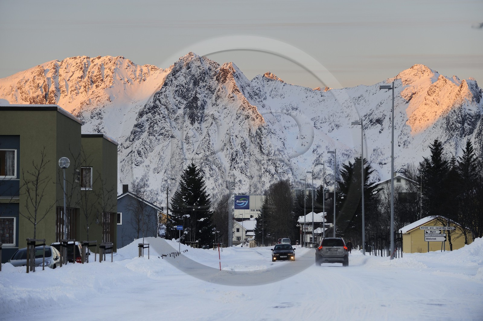 Norvège, Nordland, iles des Westeralen, village de Myre