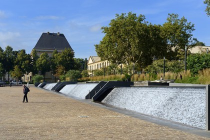 France, Moselle, Metz, the Republic Square is the largest square in the city center