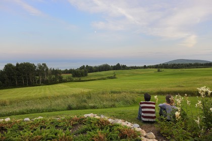 Canada, province de Québec, région du Manicouagan, le Saint-Laurent à Saint-Fidèle