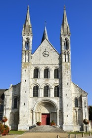France, Seine-Maritime (76), Saint-Martin-de-Boscherville, Abbaye Saint-Georges de Boscherville du XIIe siècle