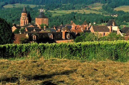 France, Correze, Collonges la Rouge village, labelled Les Plus Beaux Villages de France (The Most Beautiful Villages of France)