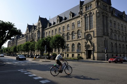 France, Bas-Rhin (67), Strasbourg, la grande Poste avenue de la Libertée datant de la periode allemande