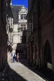 France, Dordogne (24), Périgord Blanc, Périgueux, l'hotel particulier Maison Estignard au bout de la rue de la Miséricorde