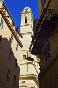 France, Haute-Corse (2B), Bastia,  l'église Saint-Jean-Baptiste