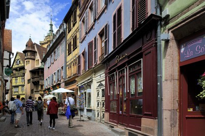 France, Haut-Rhin (68), Colmar, la maison Pfister de style Renaissance (1537) dans la rue des Marchands