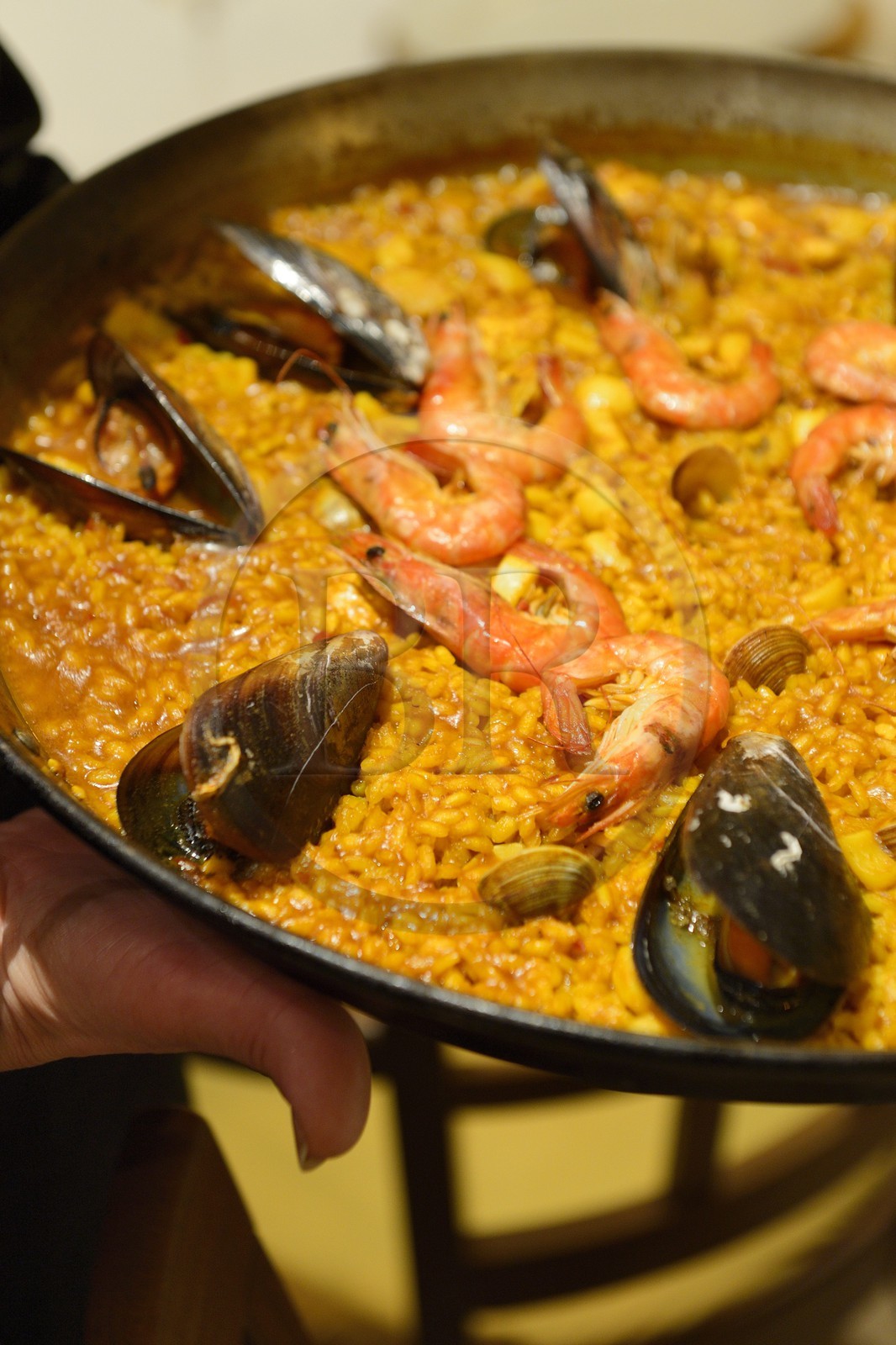 Espagne, Andalousie, Malaga, paëlla