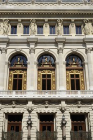 France, Paris (75), Le Théâtre national de l'Opéra-Comique aussi appelé salle Favart située place Boieldieu