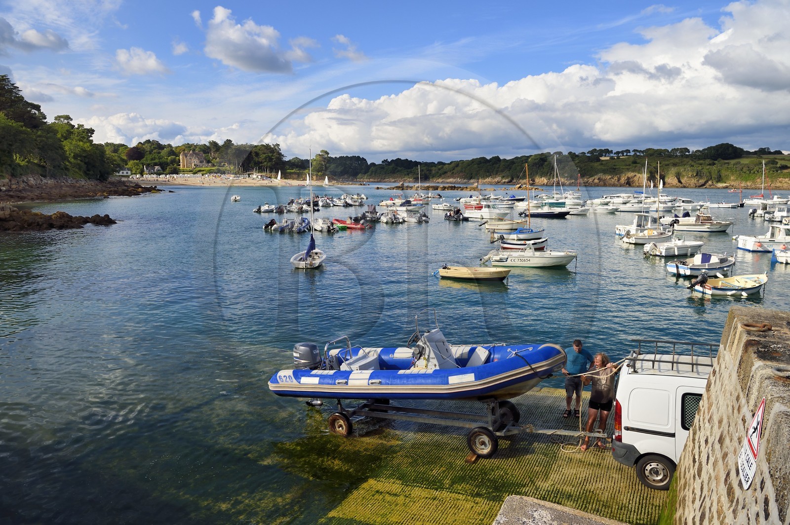 France, Finistère (29), Névez, port de Port Manech