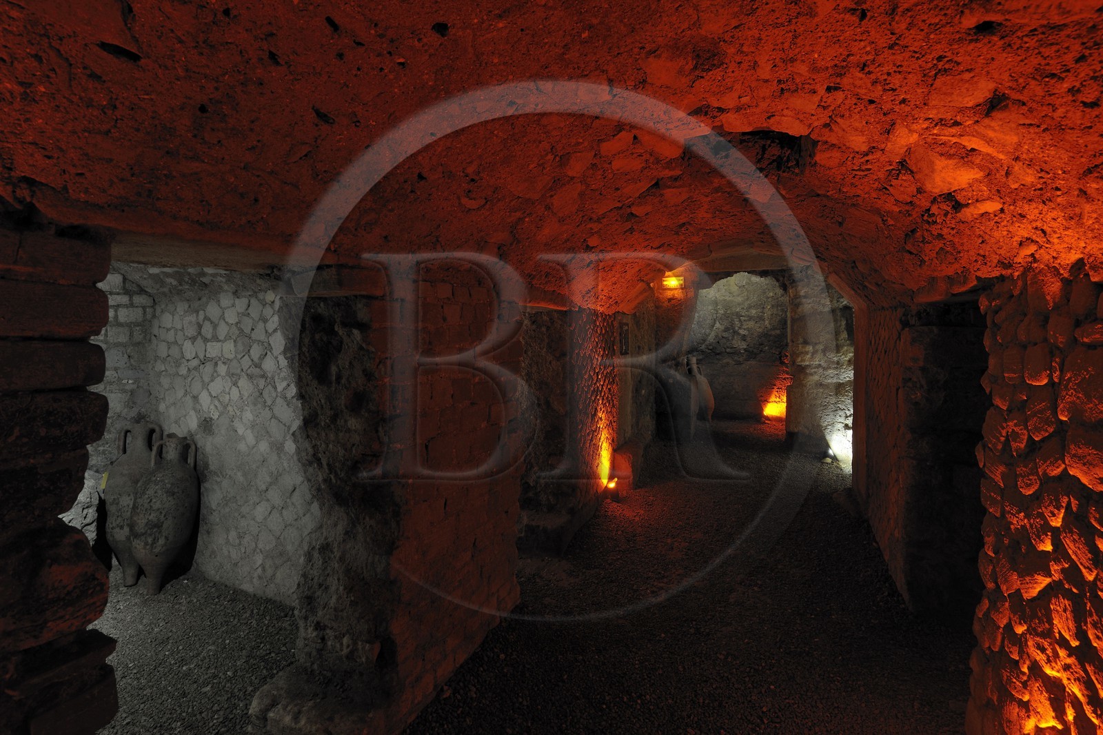 France, Aude (11), Narbonne, l' horreum (entrepôt romain)