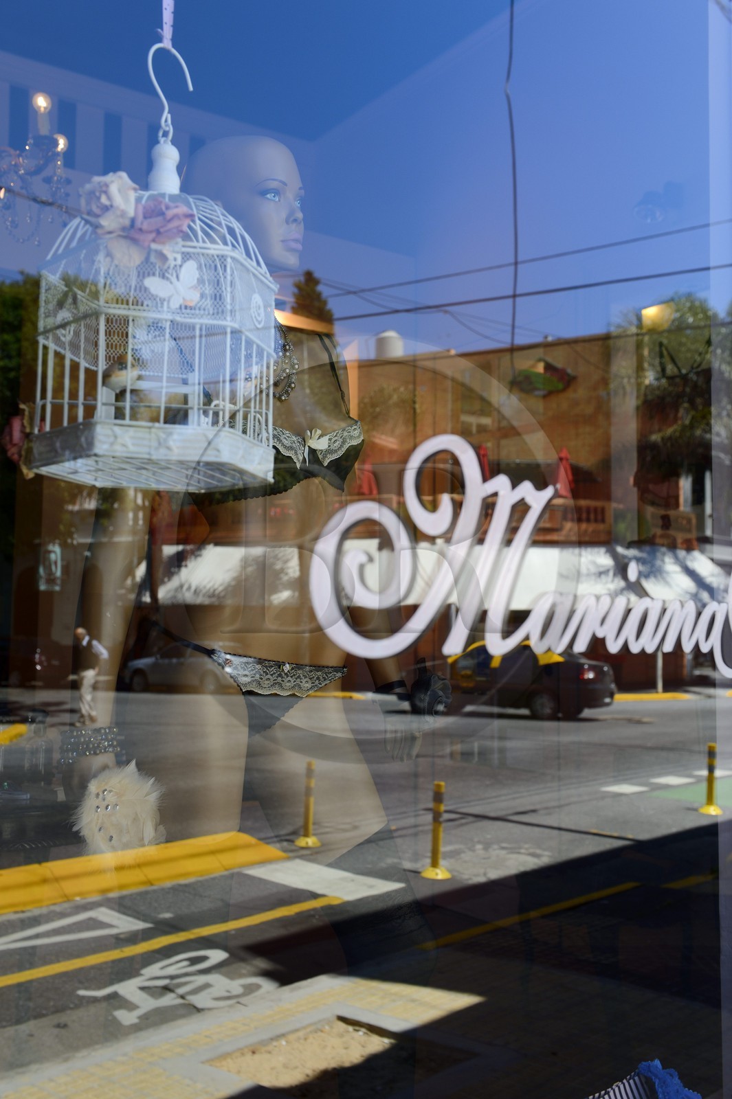 Argentine, Buenos Aires, quartier Palermo, boutique de lingerie féminine rue Gurruchaga