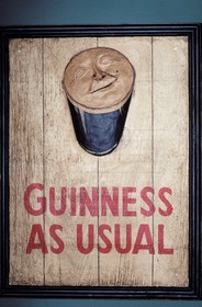 Republic of Ireland, Dublin county, advertisement for Guiness