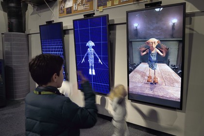 United Kingdom, Hertfordshire, Leavesden, Leavesden Film Studios, Harry Potter Studio Tour London, the scene of the eight Harry Potter movies' making of, digital Dobby