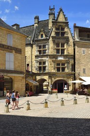 France, Dordogne (24), Périgord Noir, vallée de la Dordogne, Sarlat-la-Canéda, la maison de La Boétie construite en 1525
