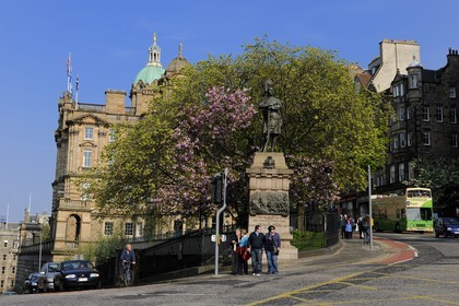 Royaume-Uni, Ecosse, Edimbourg, monument à la mémoire des soldats tombés en Afrique du Sud sur The Mound
