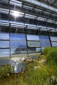 Allemagne, Bade-Wurtemberg, Fribourg en Brisgau, la Solar Fabrik (Usine solaire)