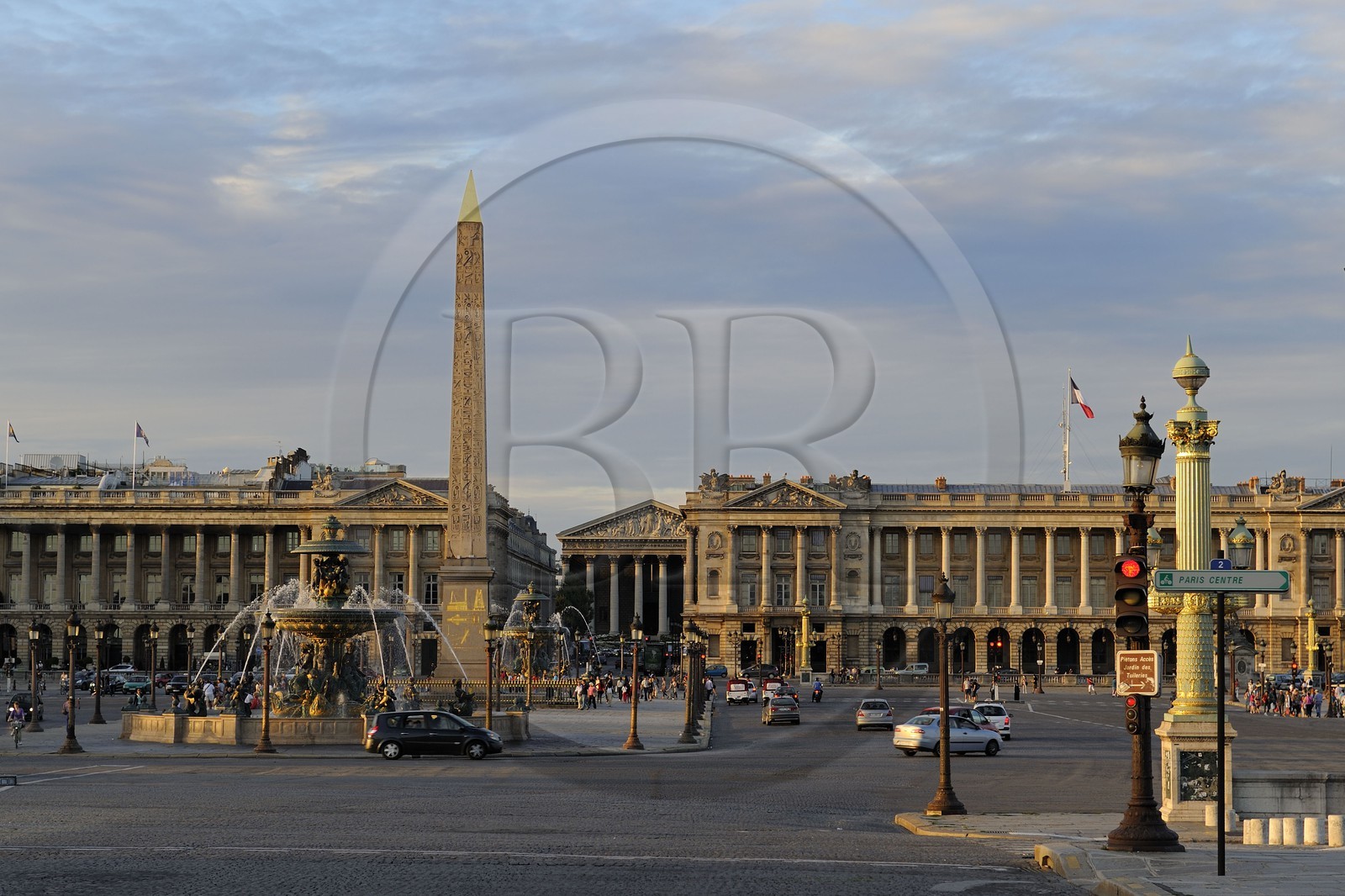 France, Paris (75), la place de la Concorde