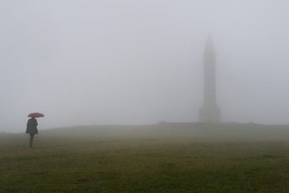 France, Meurthe-et-Moselle, Saintois region, colline de Sion-Vaudemont (hill of Sion), Maurice Barres monument located on the signal Vaudemont