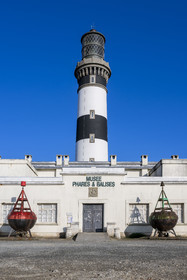 France, Finistère (29), Mer d'Iroise, Ile d'Ouessant, le phare du Créac’h, musée des Phares et Balises