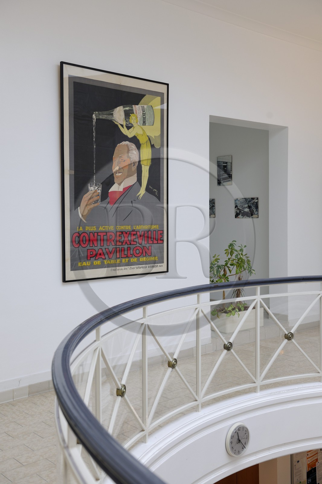 France, Vosges (88), Contrexéville, thermes de Contrexéville (Groupe Eurospa), anciennes affiches promotionnelles