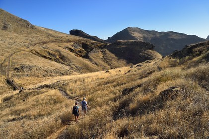 Portugal, Madeira Island, hike in the Ponta de Sao Lourenço nature reserve in the far east of the island