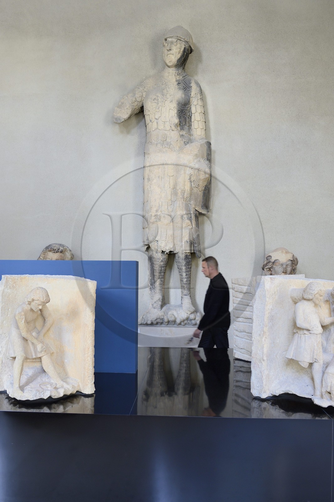 France, Marne (51), Reims, le Palais du Tau, classé Patrimoine Mondial de l'UNESCO, salle du Goliath (XIIIème siècle)