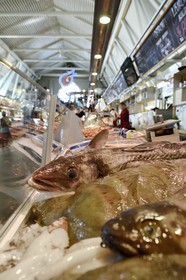 Suède, Västra Götaland, Göteborg (Gothenburg), l'Eglise du poisson (marché de poisson couvert) Feskekörka