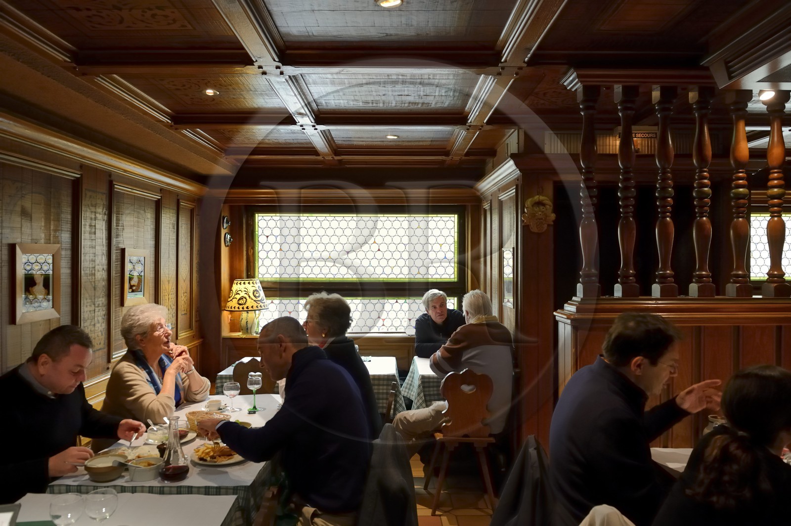 France, Bas-Rhin (67), Strasbourg, Winstub le Pont du Corbeau