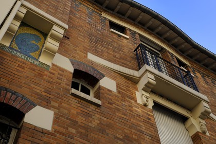 France, Val de Marne, Vincennes, artist house with animal scenery at 13 rue Gérard Eugenie