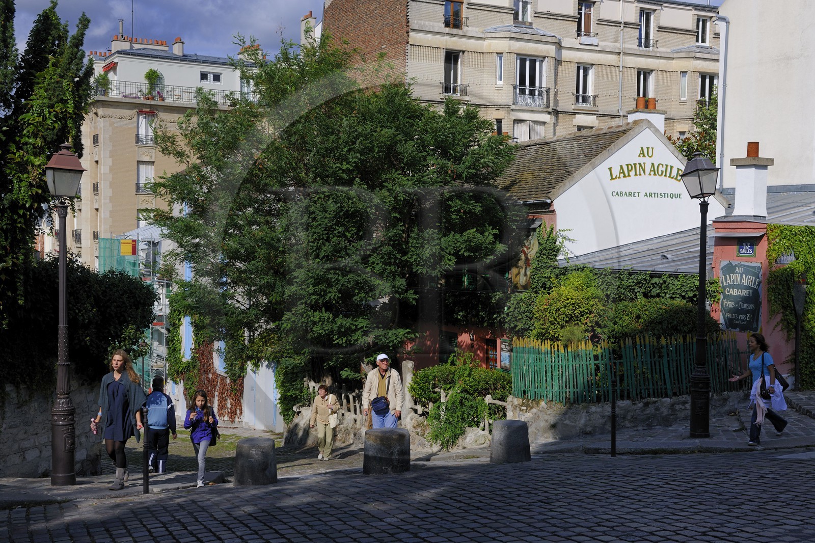 France, Paris (75), la Butte Montmartre, le cabaret Au Lapin Agile