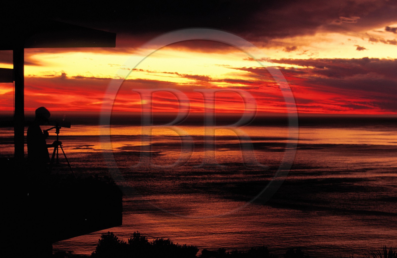 Afrique du Sud, Cape town, observation du coucher de soleil