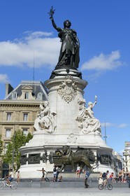 France, Paris (75), place de la République