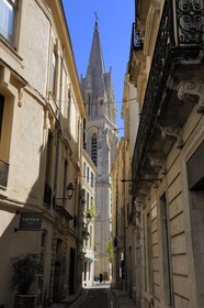France, Herault, Montpellier, historical center, Sainte Anne Church at the end of the Petit Scel street