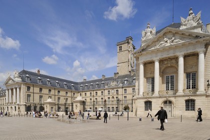 France, Côte d'Or (21), Dijon, Palais des Ducs et la place de la Libération