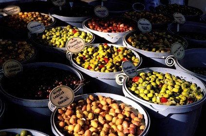 France, Haute Garonne, Toulouse, the bio market around the church Saint Aubin