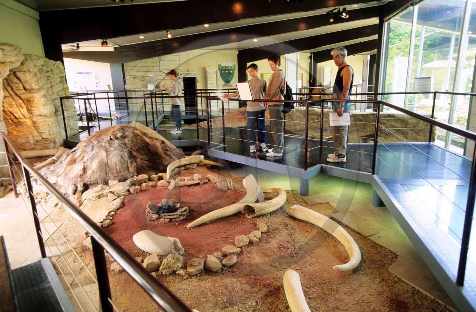 France, Côte-d'Or (21), archéodrome de Bourgogne, musée sur une aire d'autoroute