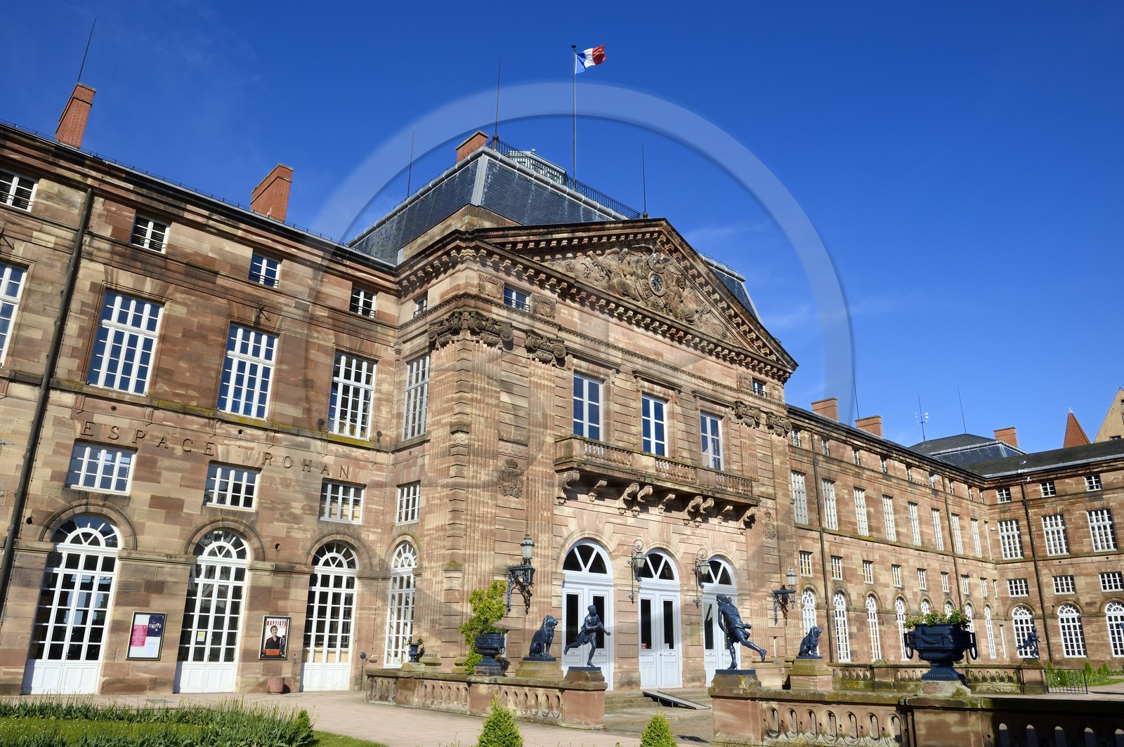 France, Bas-Rhin (67), Saverne, le chateau des Rohan