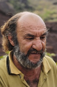 Brazil, Minas Gerais state, Ouro Preto area, open-air mine, a prospecter called a Garimpero (Gold Route, Estrada Real)