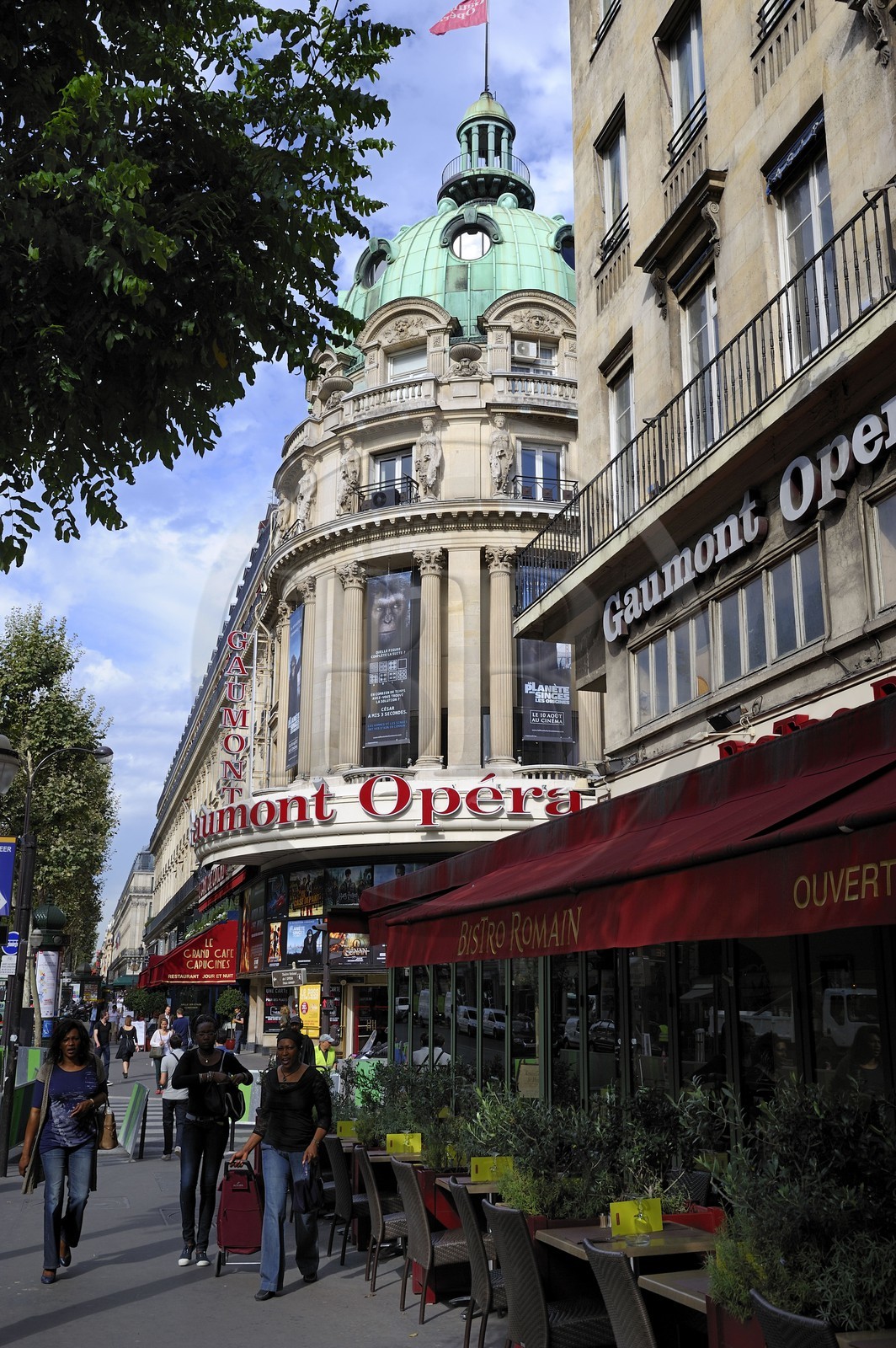 France, Paris (75), cinema Gaumont sur le boulevard des Italiens