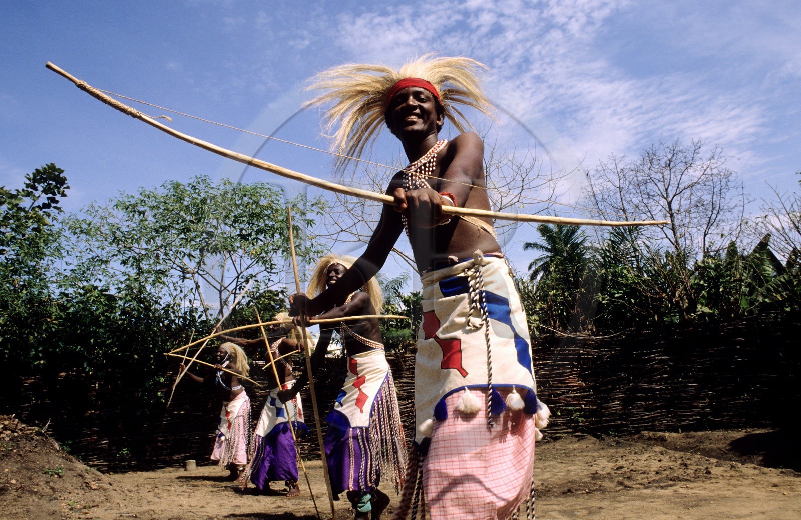 Burundi, danseurs traditionnels Intore (danse Rwandaise)