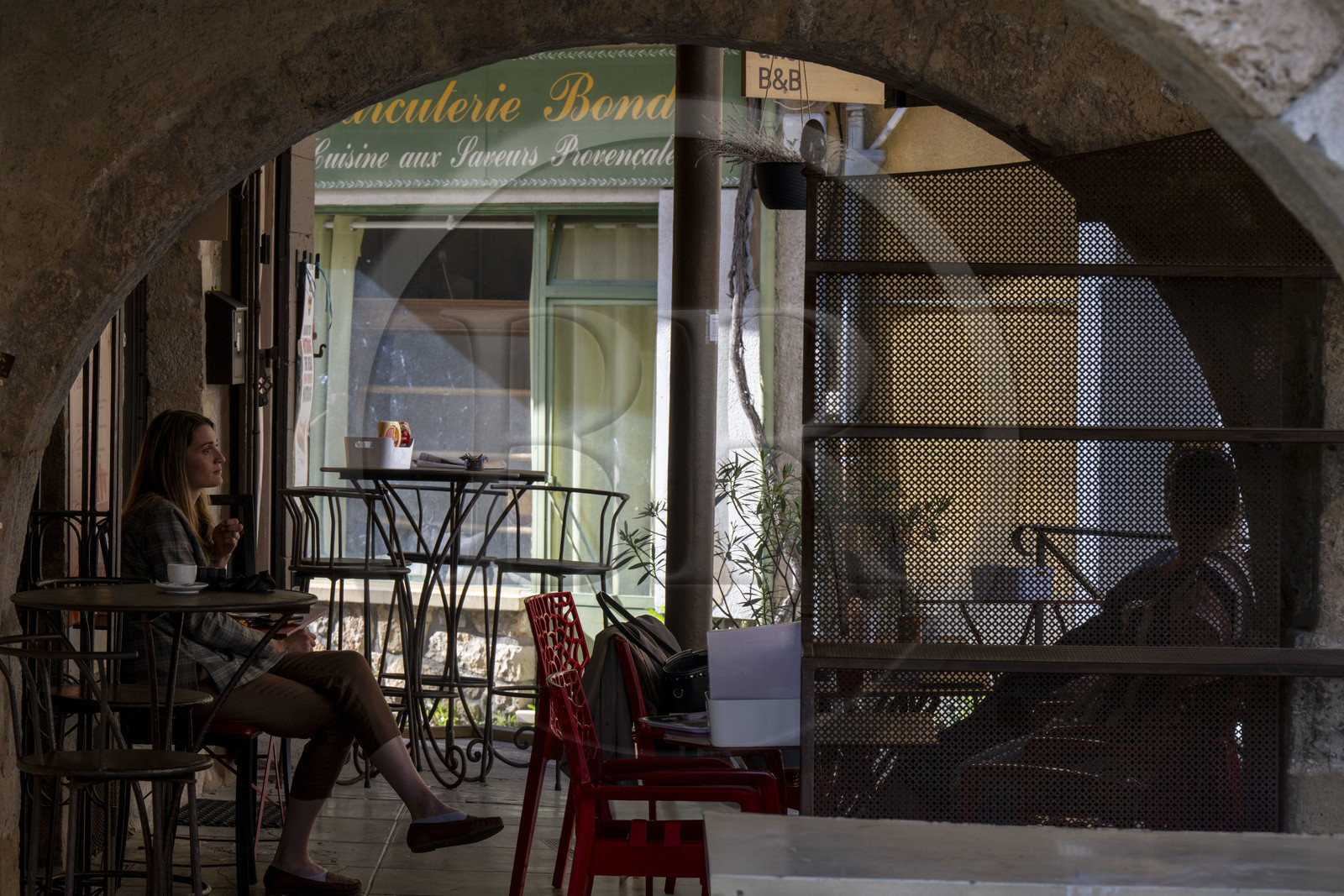France, Alpes de Haute Provence, Parc Naturel Régional du Verdon, village of Moustiers Sainte Marie, labelled Les Plus Beaux Villages de France (The Most Beautiful Villages of France)