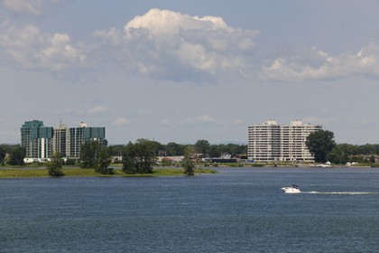 Canada, province de Québec, le fleuve Saint-Laurent
