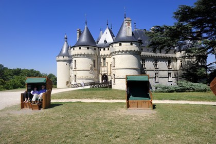 France, Loir-et-Cher (41), Vallée de la Loire classée Patrimoine Mondial de l'UNESCO, château de Chaumont-sur-Loire