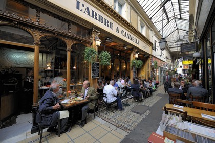 France, Paris (75), restaurant dans le Passage des Panoramas