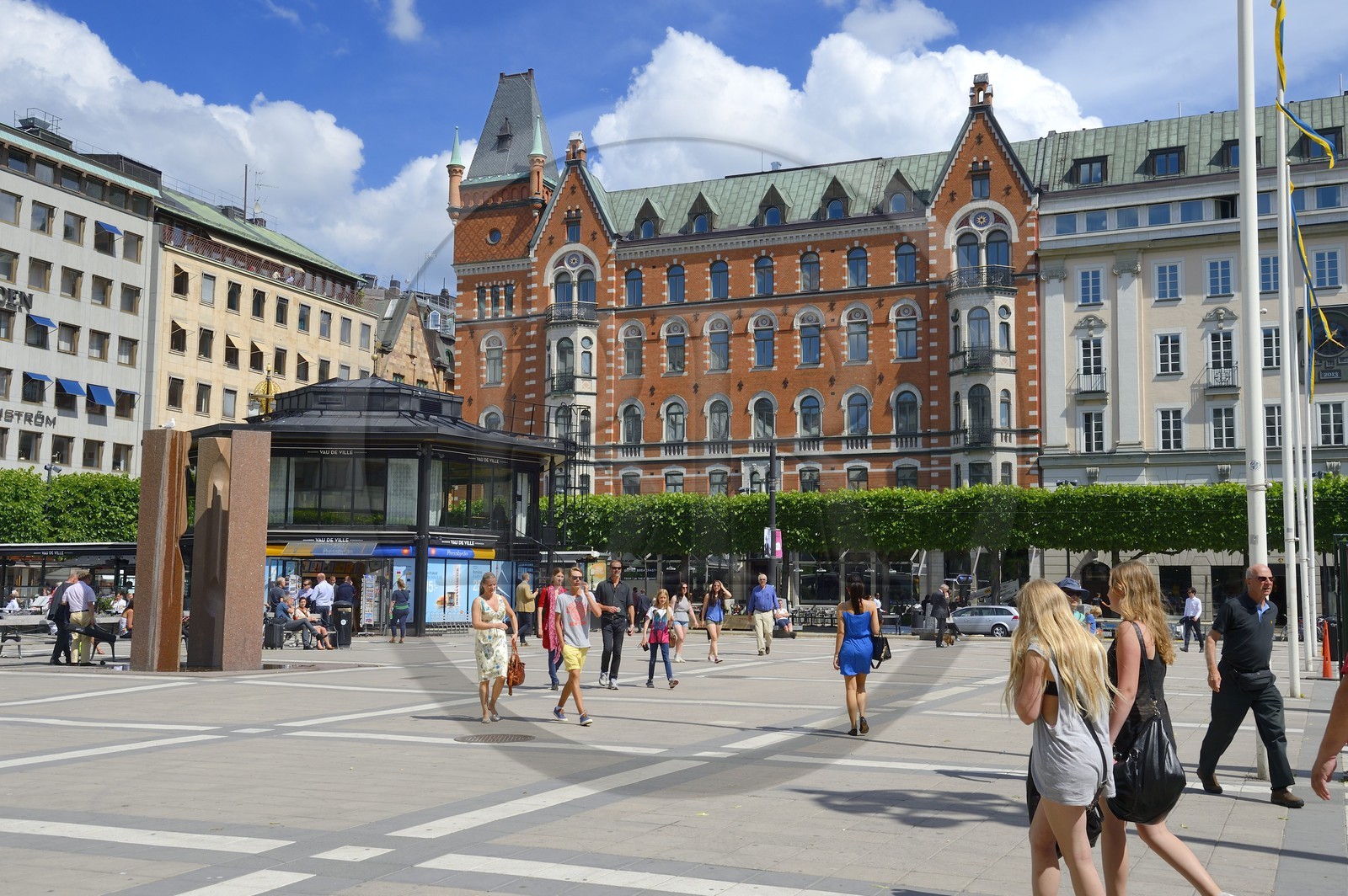 Suède, Stockholm, l'hotel Nobis, des voleurs y ont tenu quatre employés de la Kreditbanken en otage pendant six jours en 1973, une épreuve qui a donné naissance au terme de syndrome de Stockholm