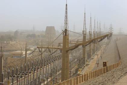 Egypt, Upper Egypt, Nile Valley, Aswan, power station of the Aswan High Dam on the Nile