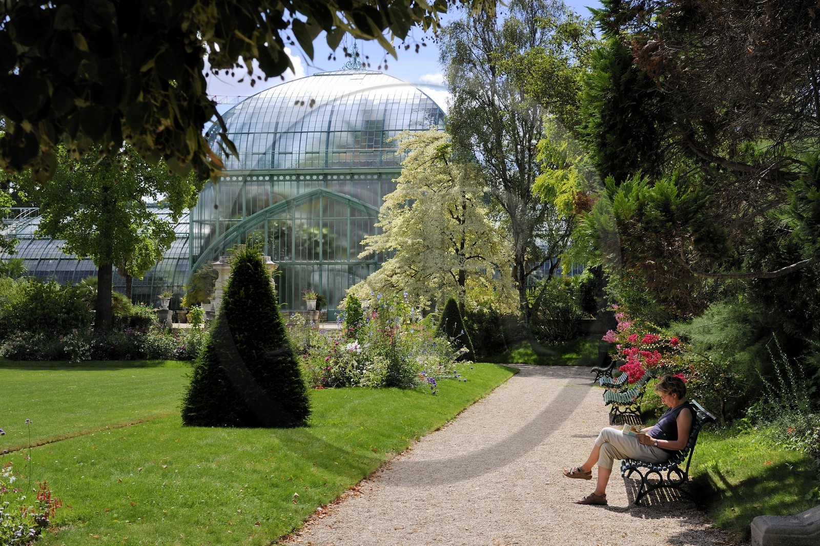 France, Paris (75),  Jardin des Serres d'Auteuil, la grande serre