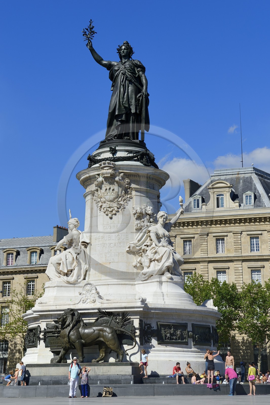 France, Paris (75), place de la République
